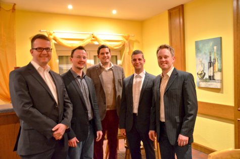 v.l.n.r.: Tino Pakusa, Stefan Lenzen, Andreas Rademachers, David Stolz, Thomas Lenzen.